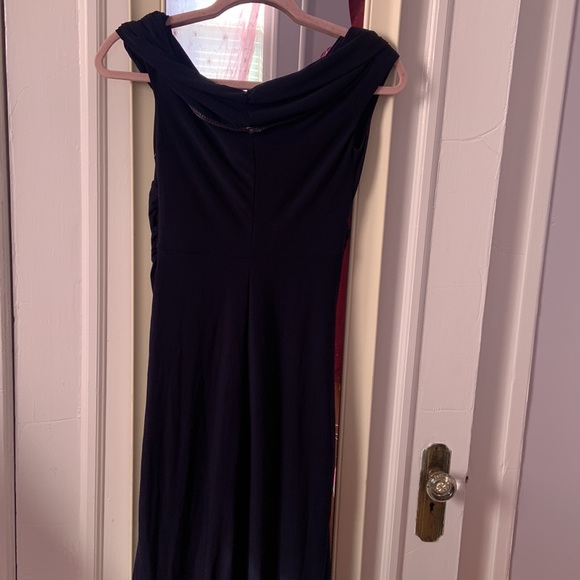 Club London maternity dress color navy blue size 6 - Picture 3 of 3